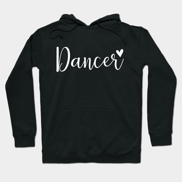 Dancer hand lettering design Hoodie by colorbyte